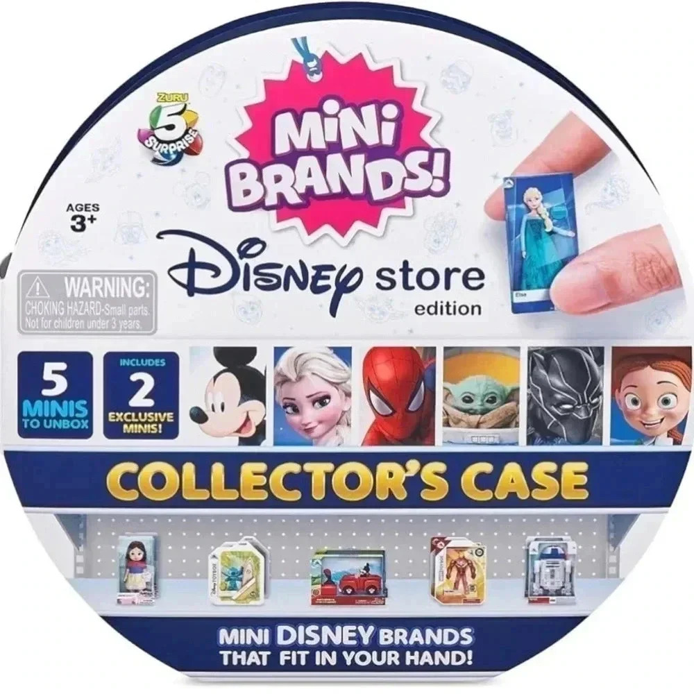 New Zuru 5 Surprise Disney Store Mini Brands Collectors Case, Multicolor